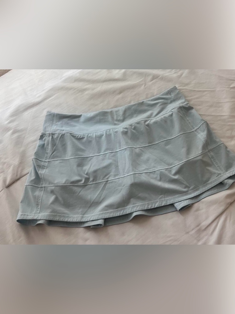 lululemon athletica Blue tennis Skirt with Rear Zip Pocket - Picture 2 of 5